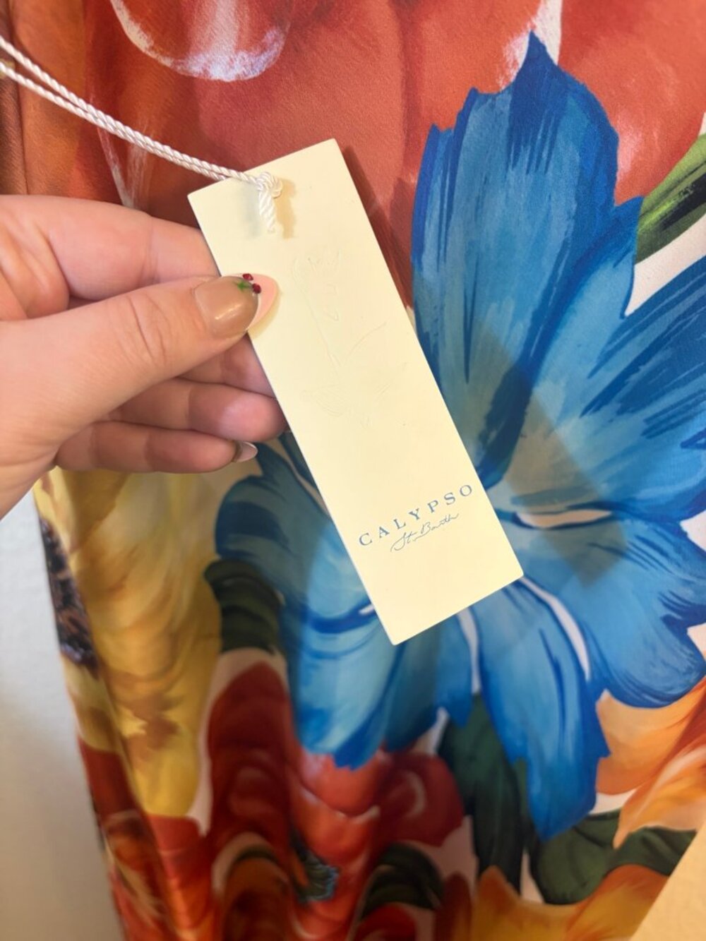 Calypso St. Barth Women's Floral Slip Maxi Dress Multicolor Size Small NWT - Picture 6 of 6